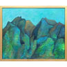 Blaue Berge, 60 x 40 cm, Acryl auf Leinwand